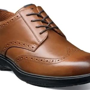 Nunn Bush Maclin wingtip leather shoes 11.5